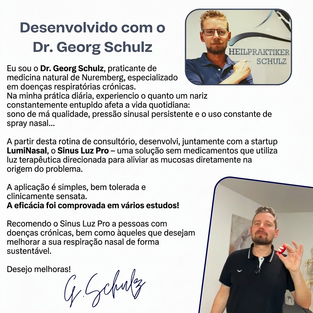 Dr. Georg Schulz — especialista em fotobiomodulação e doenças sinusais