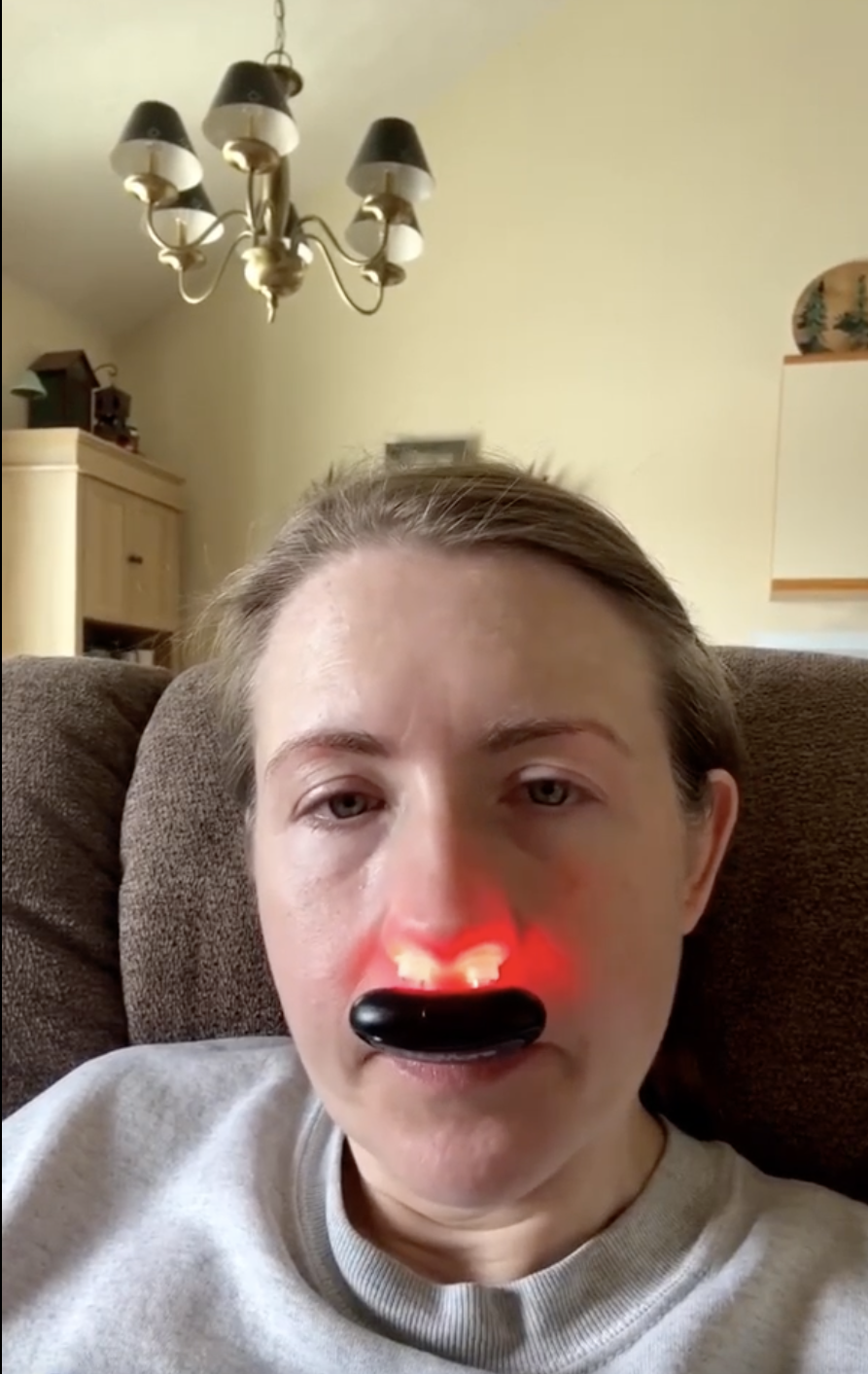 Cliente usando LumiNasal